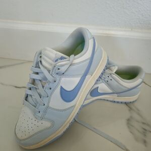 Nike Light Blue and White Athletic Shoes